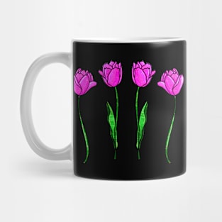 Pink Tulips Mug